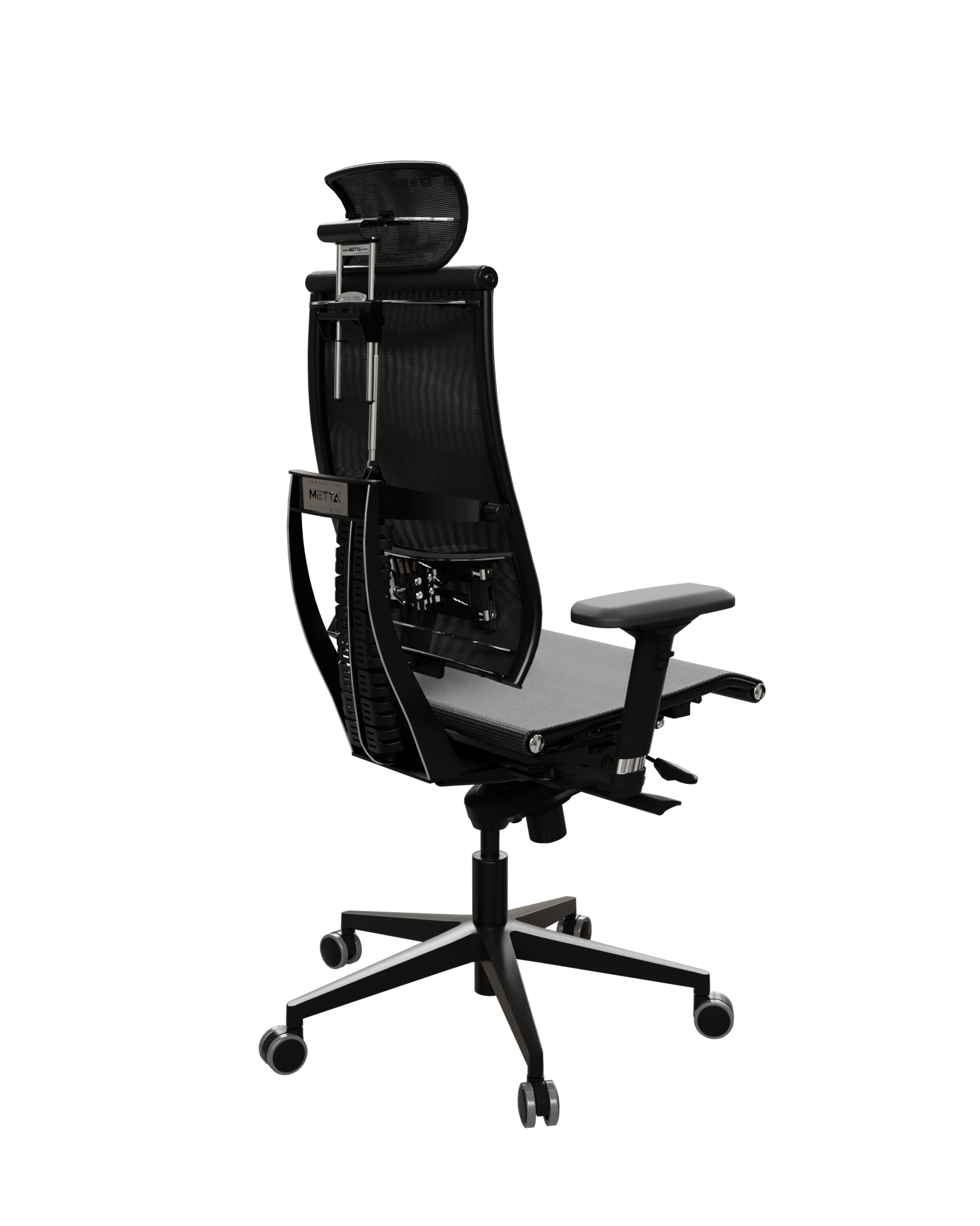 кресло МЕТТА Кресло Yoga Spine Black Edition
