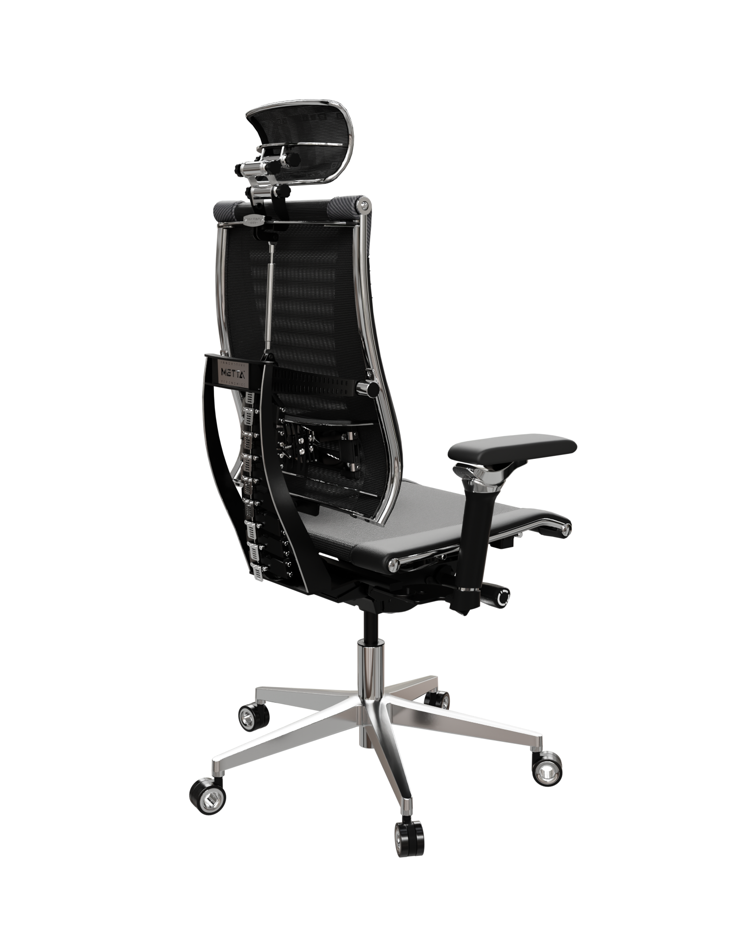кресло МЕТТА Y 4DT L2-15D - YM93+Infinity+carbon