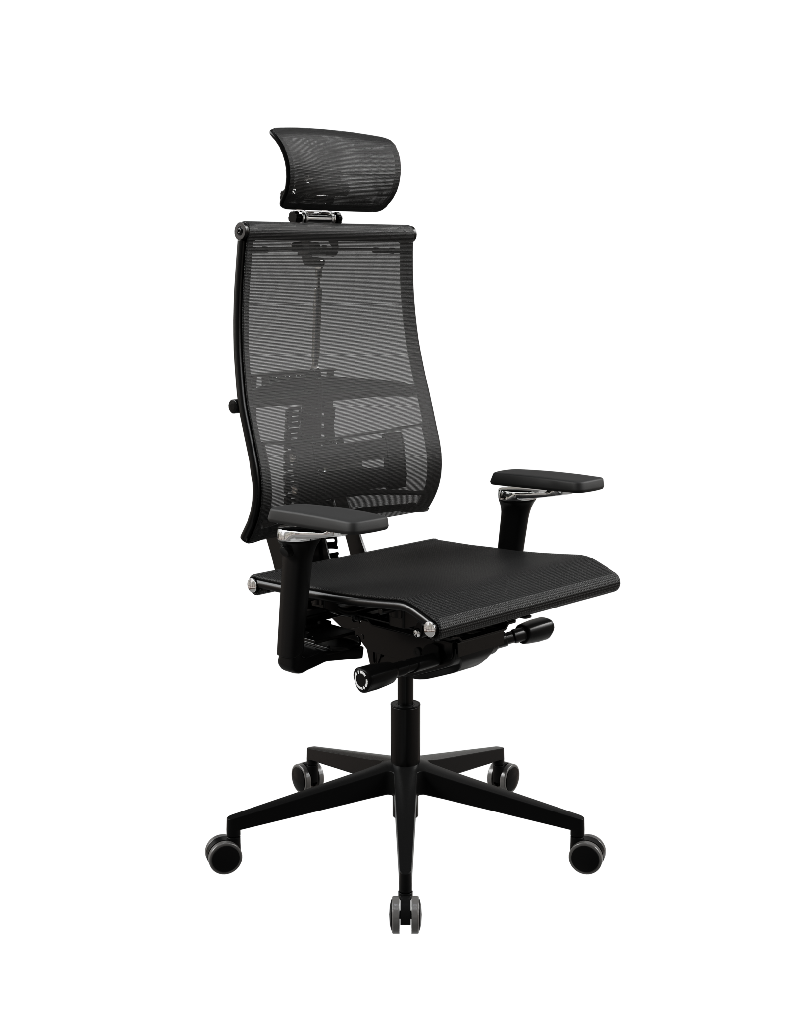 кресло МЕТТА Кресло Yoga Spine Black Edition