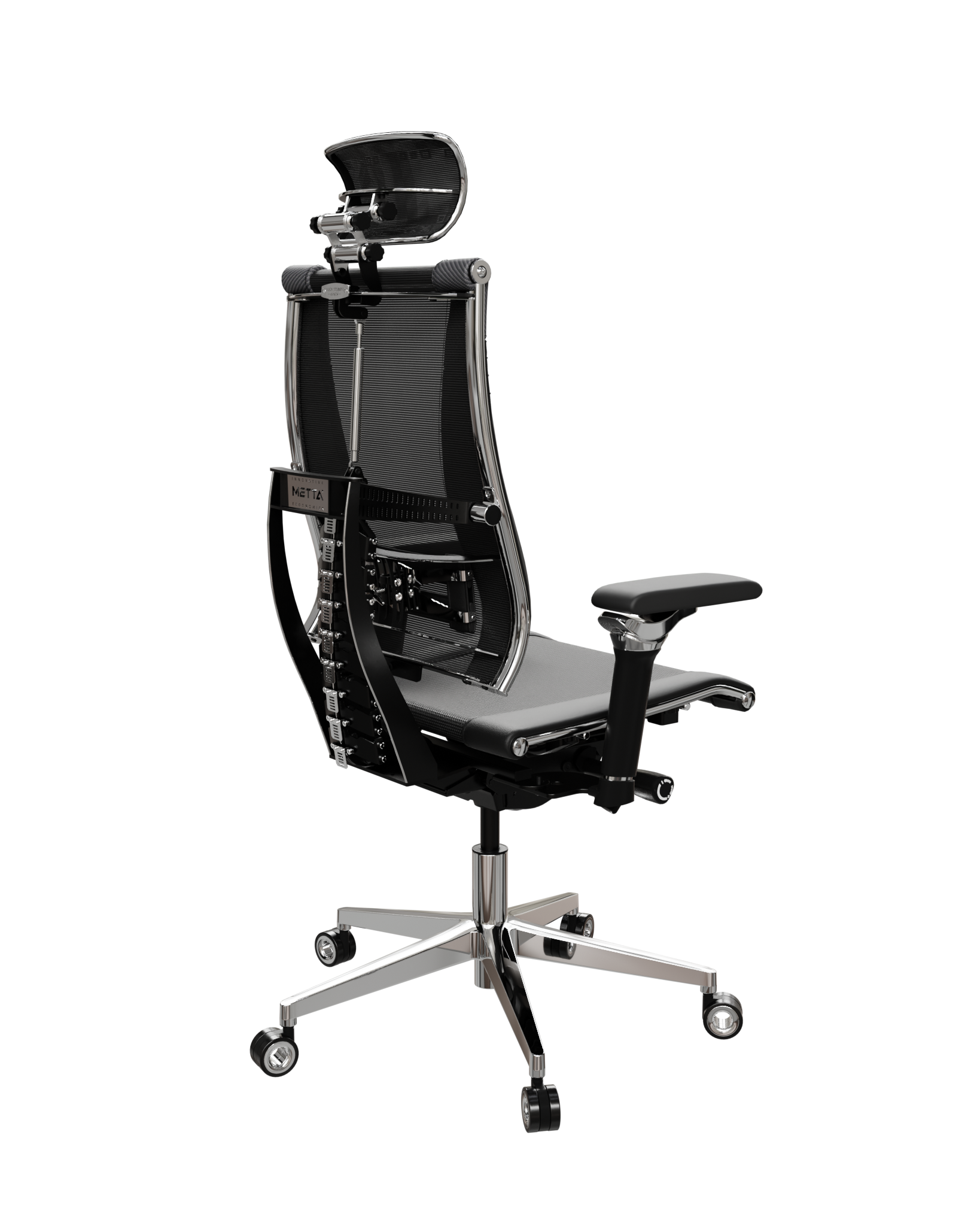 кресло МЕТТА Y 4DT L2-15D - YM93+Infinity+carbon