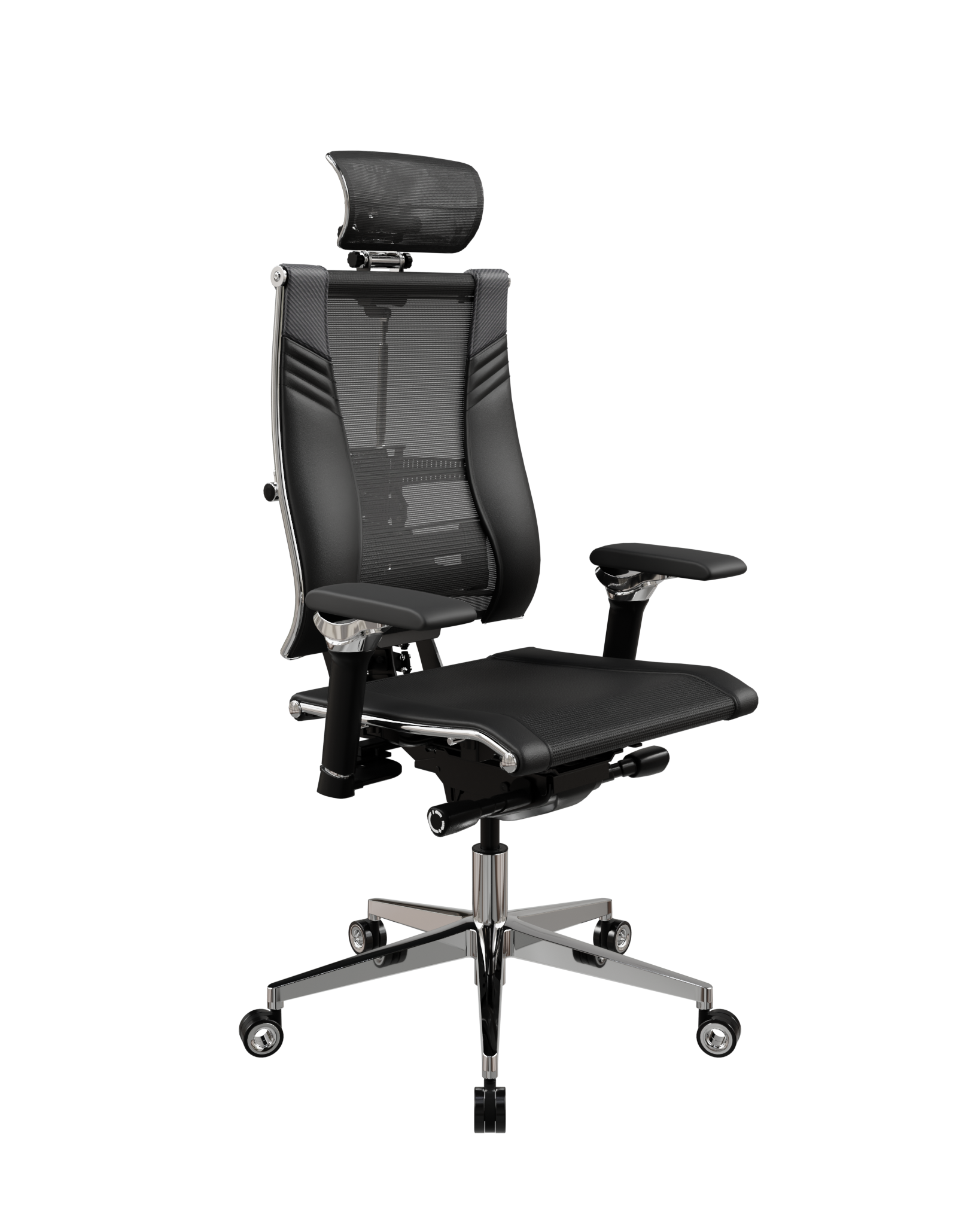 кресло МЕТТА Y 4DT L2-15D - YM93+Infinity+carbon