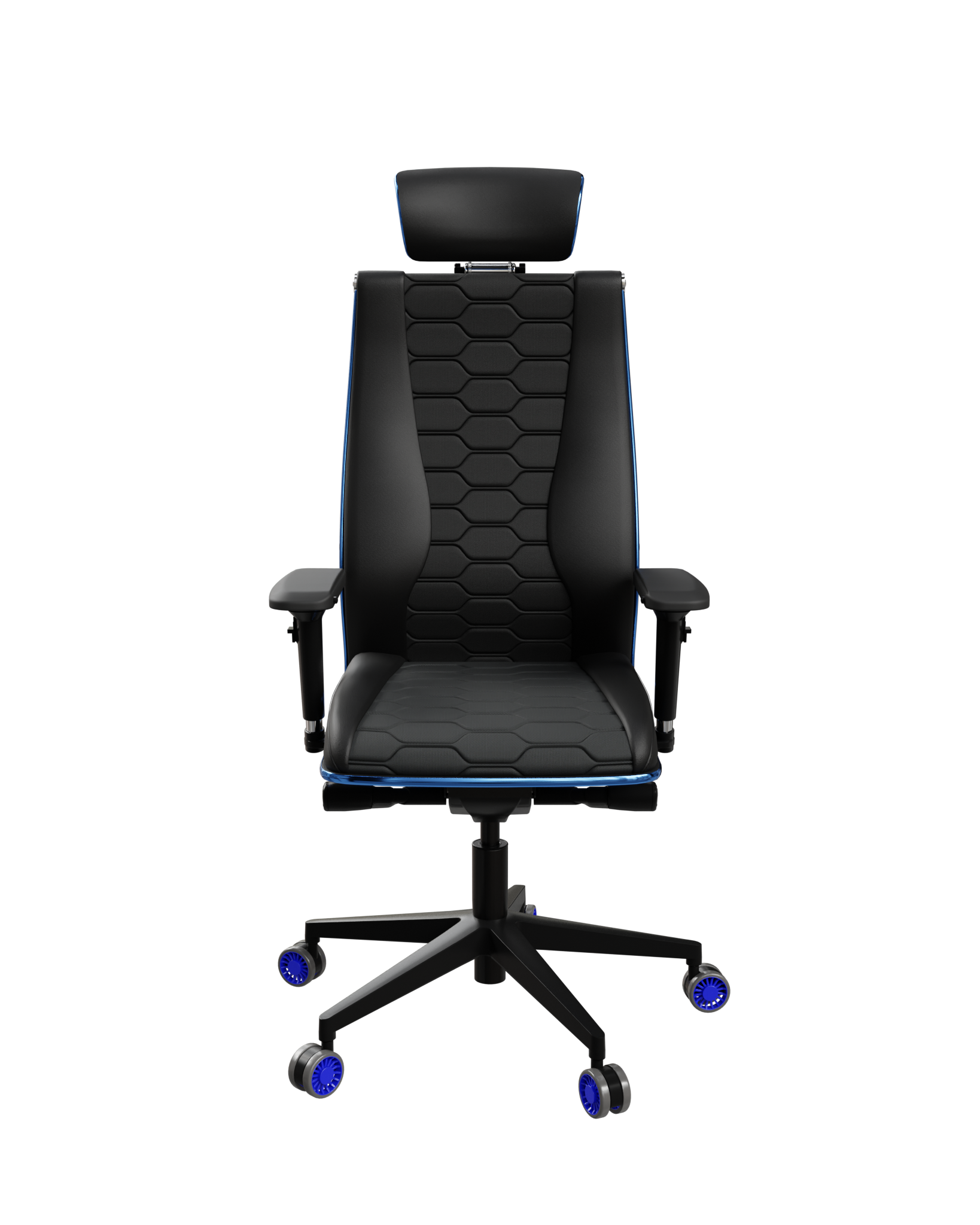 кресло МЕТТА Кресло Samurai Space Blue